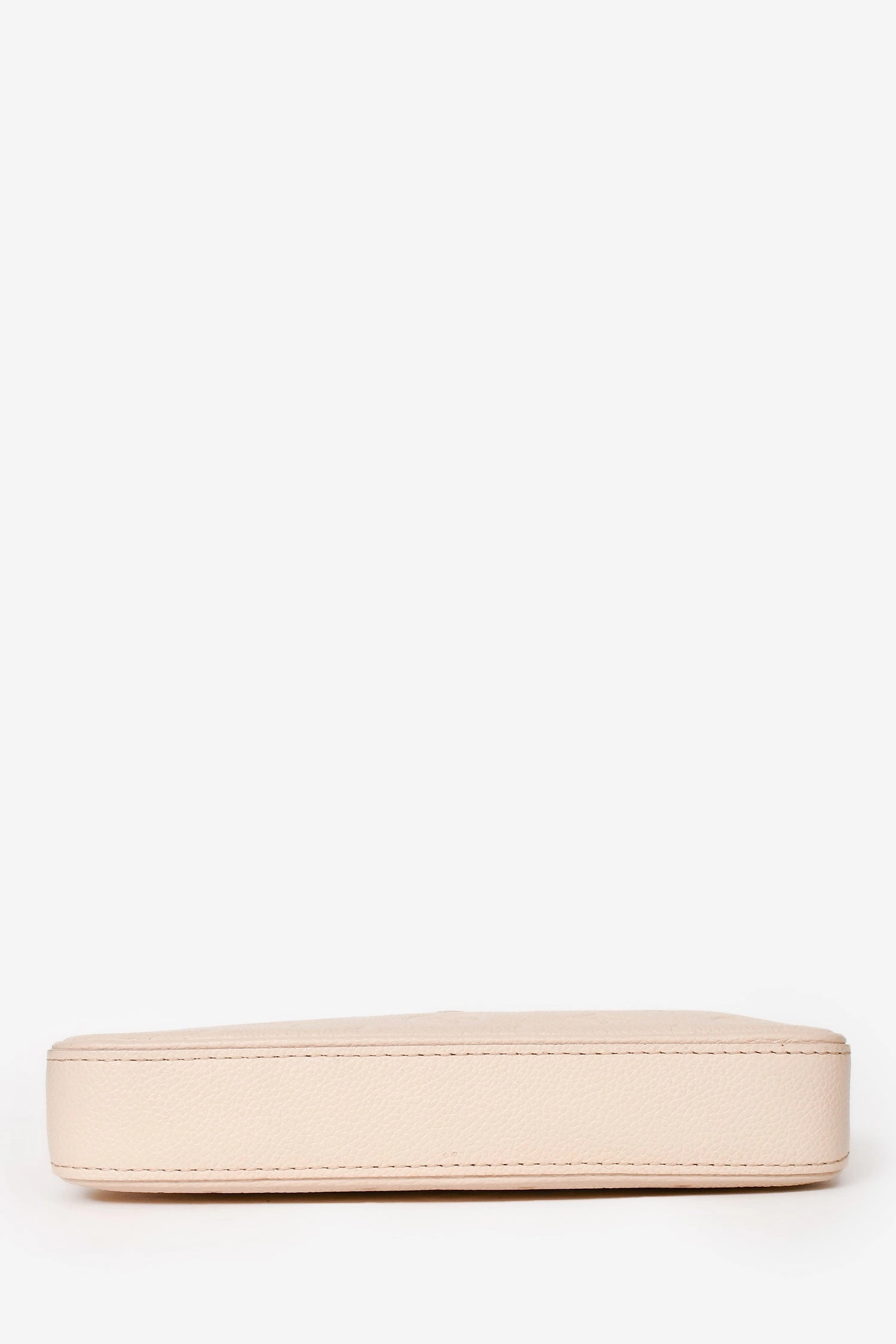 Louis Vuitton Cream Monogram Empreinte Leather Easy Pouch on Strap