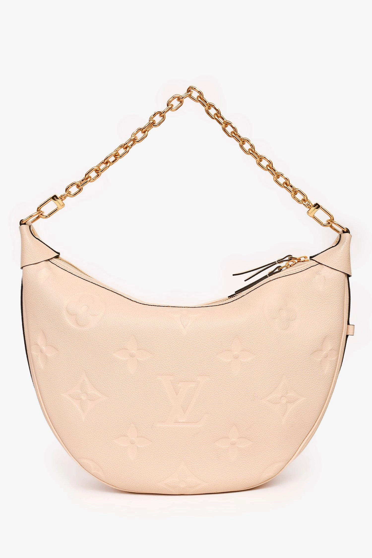 Louis Vuitton Cream Monogram Empreinte Loop Hobo Bag