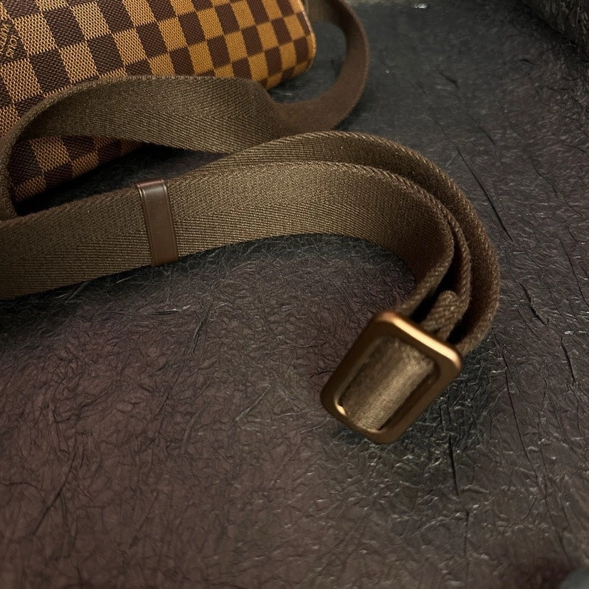 Louis Vuitton Damier Ebene Crossbody Bag Brown Medium