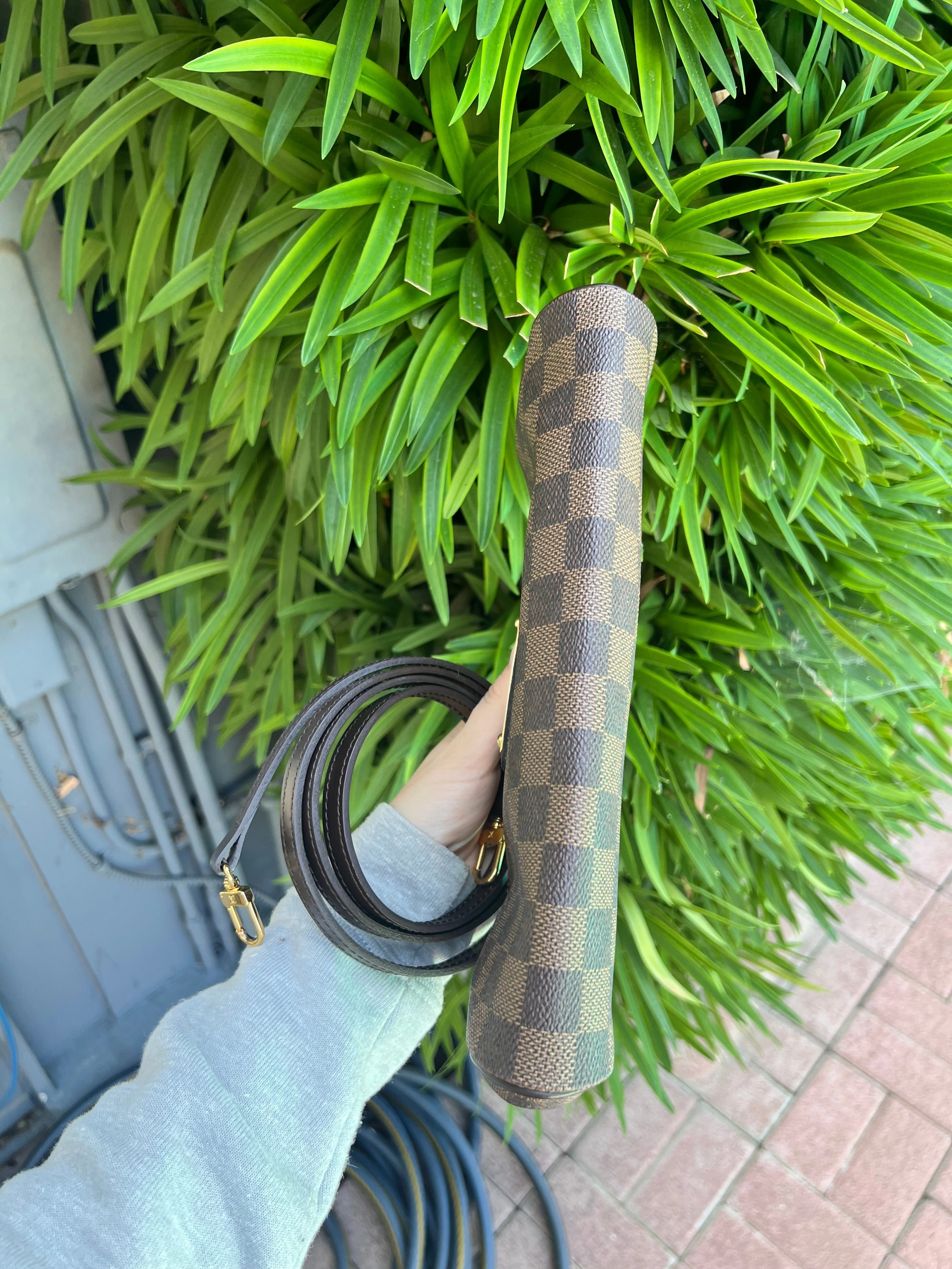 Louis Vuitton Damier Ebene Eva crossbody shoulder bag