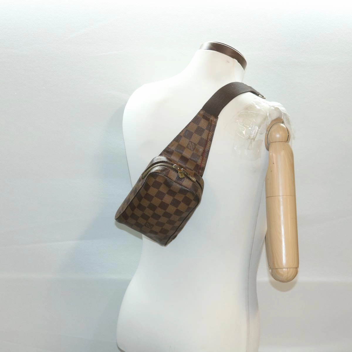 LOUIS VUITTON Damier Ebene Geronimos Shoulder Bag N51994 LV 38512