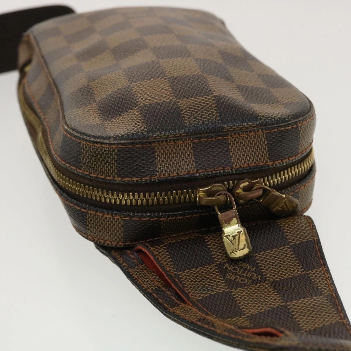 LOUIS VUITTON Damier Ebene Geronimos Shoulder Bag N51994 LV bs4848