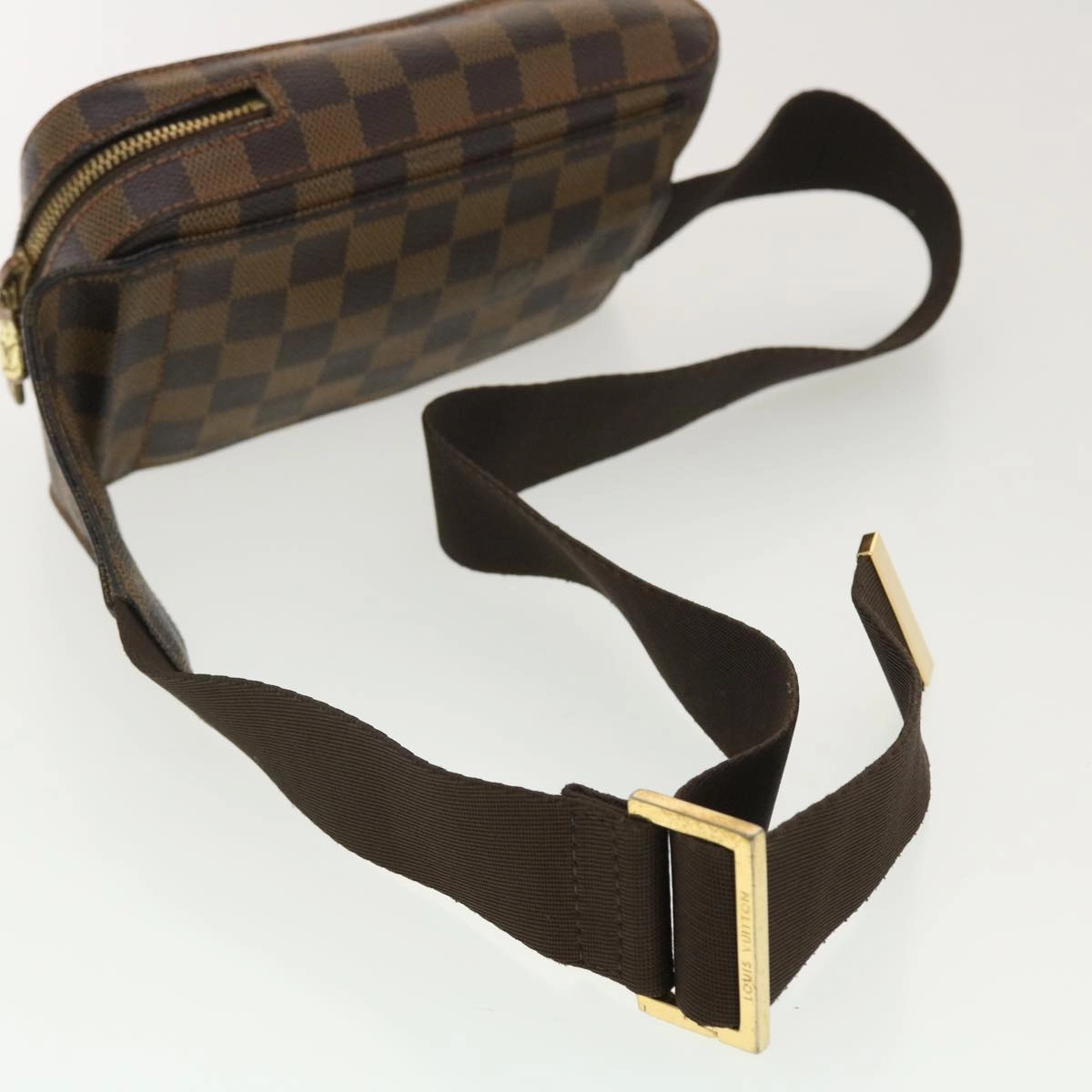 LOUIS VUITTON Damier Ebene Geronimos Shoulder Bag N51994 LV bs4848