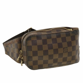 LOUIS VUITTON Damier Ebene Geronimos Shoulder Bag N51994 LV bs4848