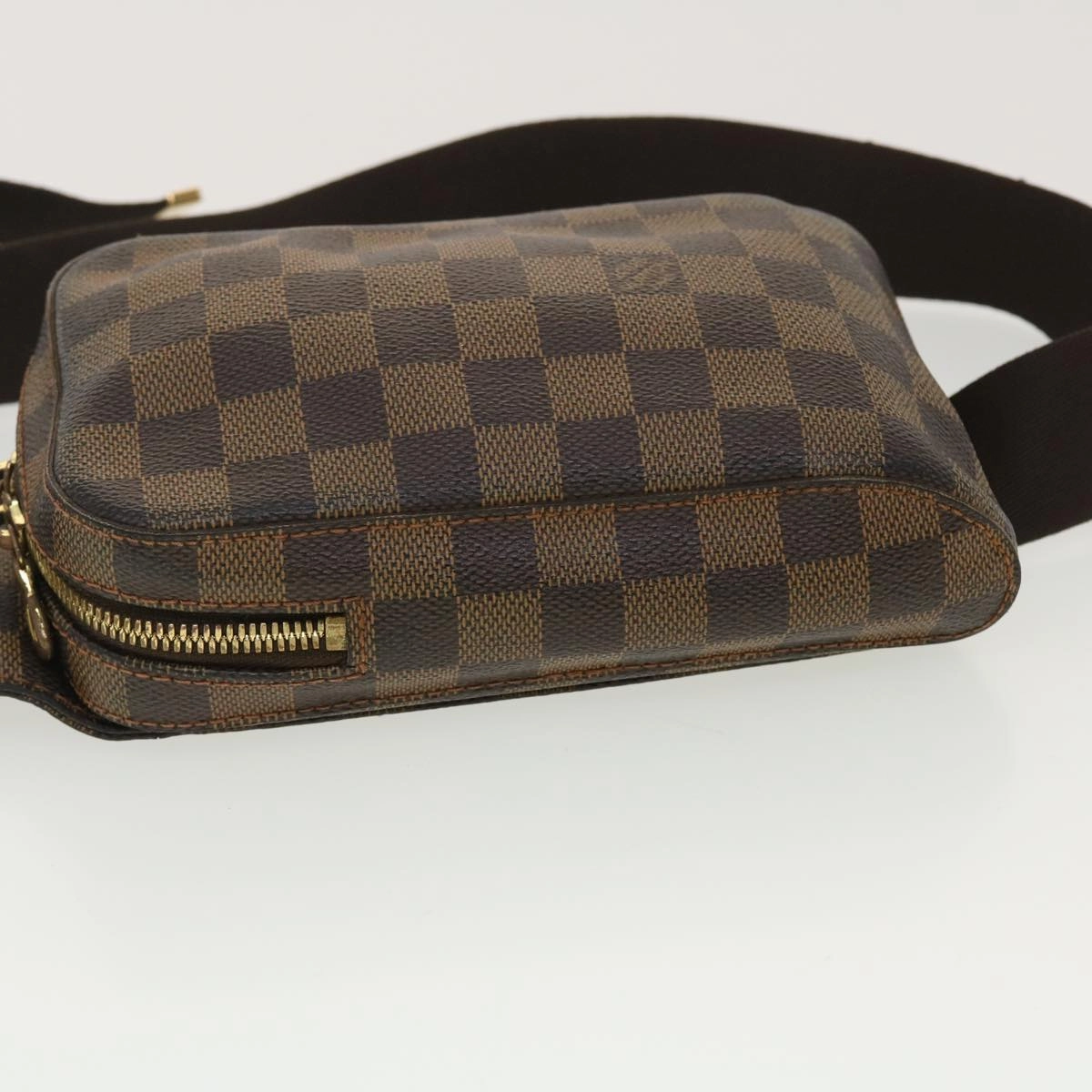 LOUIS VUITTON Damier Ebene Geronimos Shoulder Bag N51994 LV bs4848