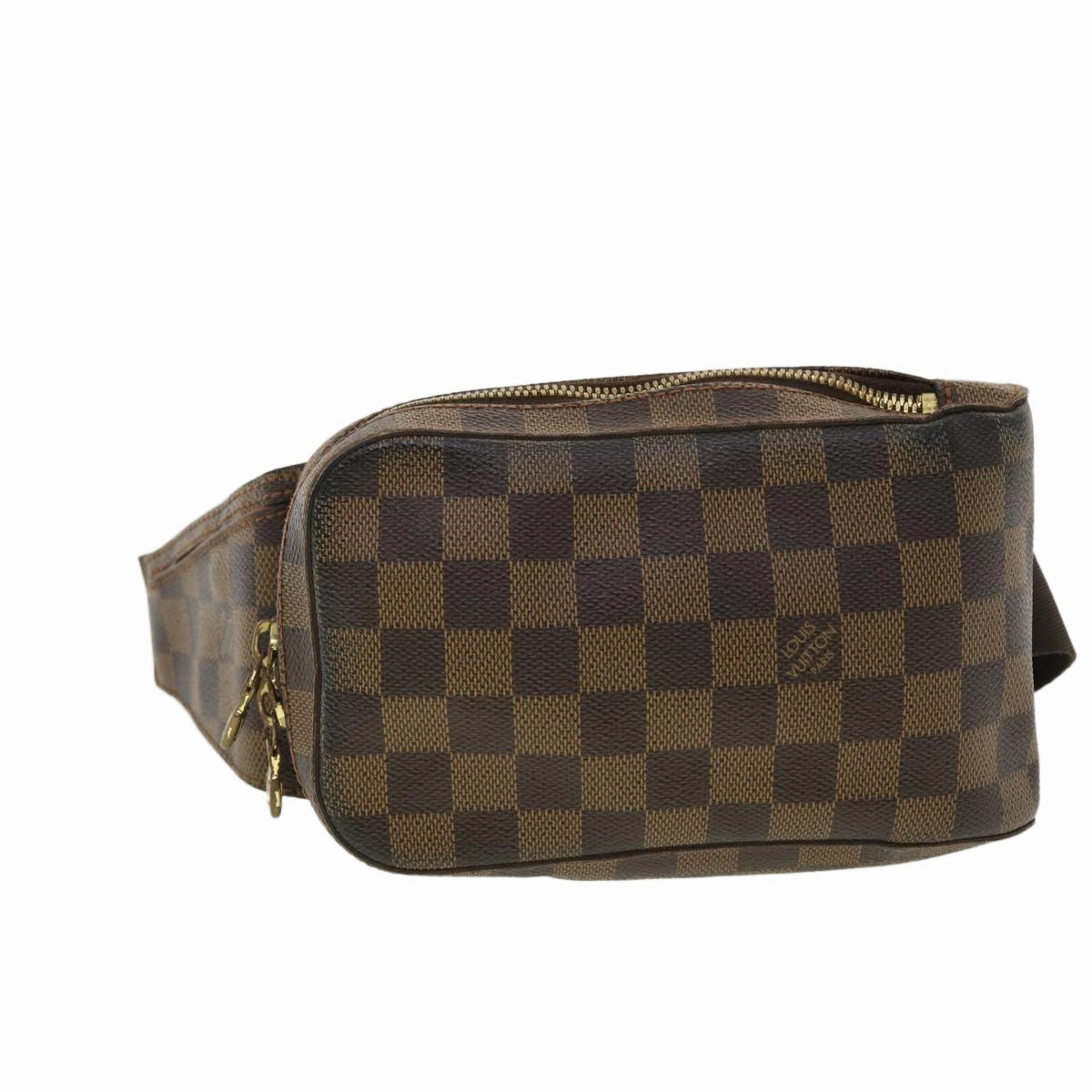LOUIS VUITTON Damier Ebene Geronimos Shoulder Bag N51994 LV bs4848