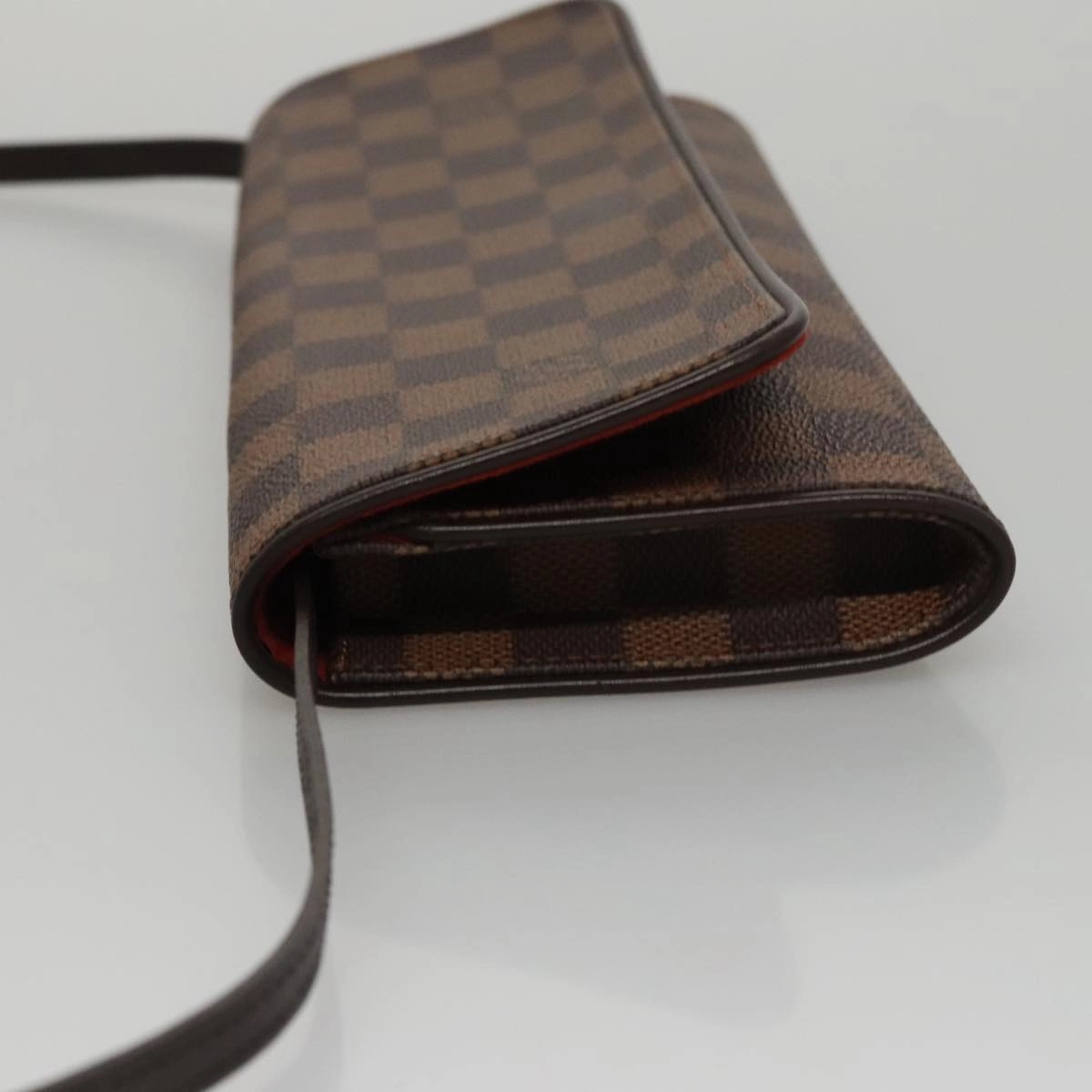LOUIS VUITTON Damier Ebene Pochette Twin GM Shoulder Bag SPO LV 107427A
