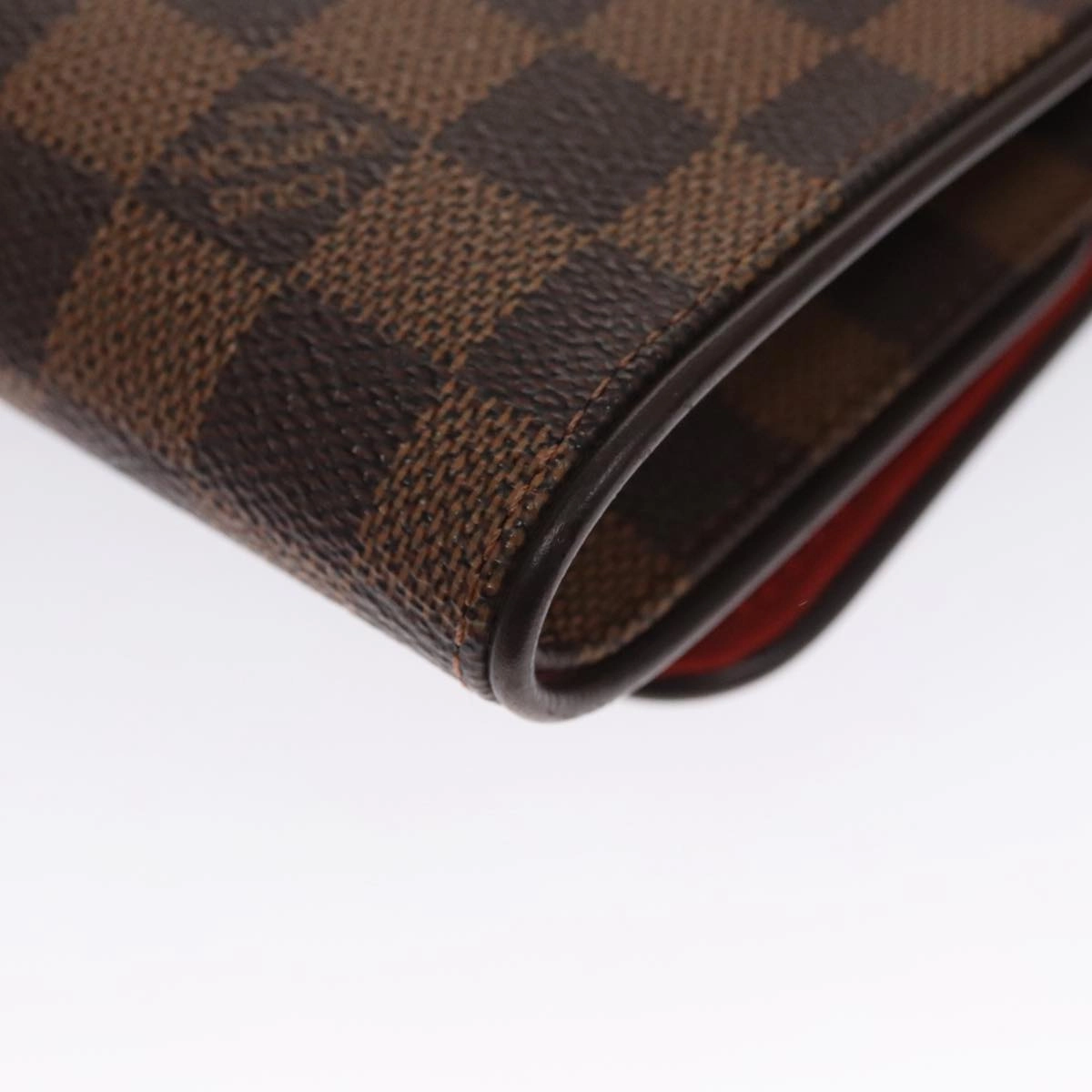 LOUIS VUITTON Damier Ebene Pochette Twin GM Shoulder Bag SPO LV 107427A