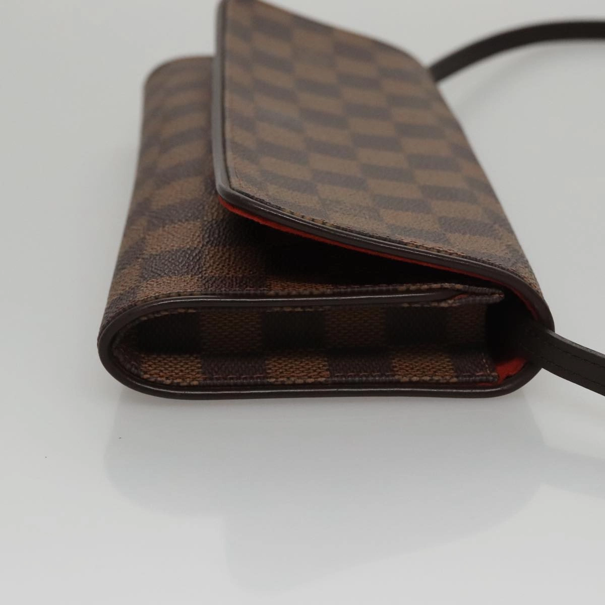 LOUIS VUITTON Damier Ebene Pochette Twin GM Shoulder Bag SPO LV 107427A