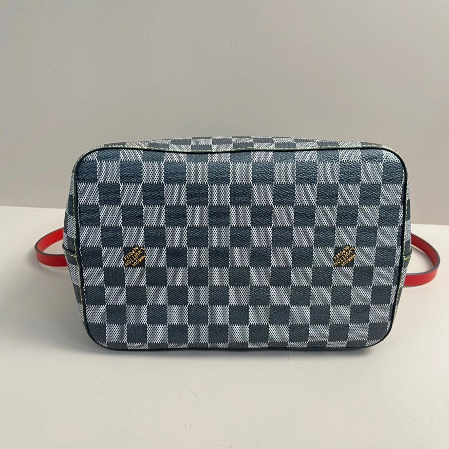 Louis Vuitton Damier Neo Noe Blue Grey Crossbody Bag