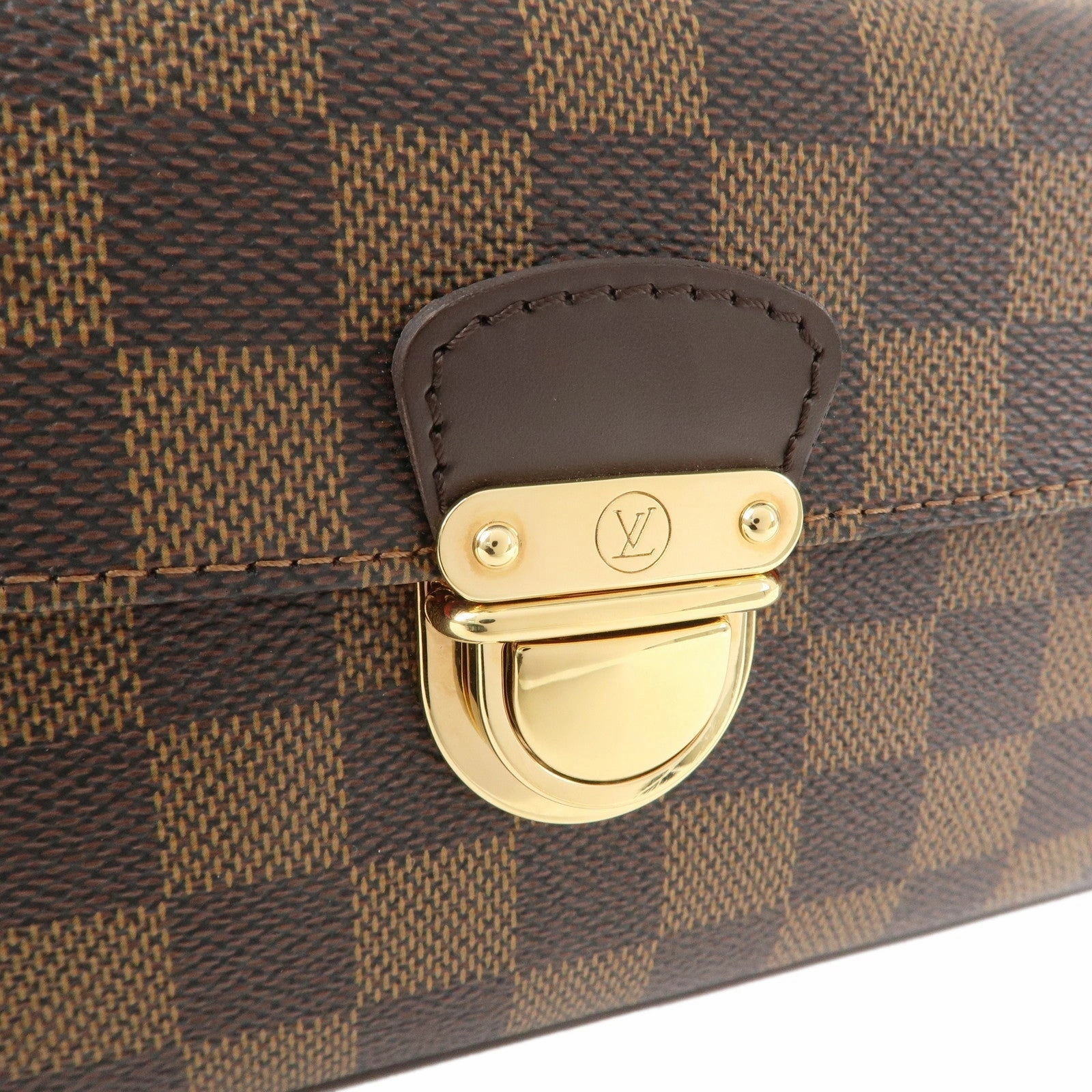 Louis Vuitton Damier Ravello PM Shoulder Bag Brown N60007