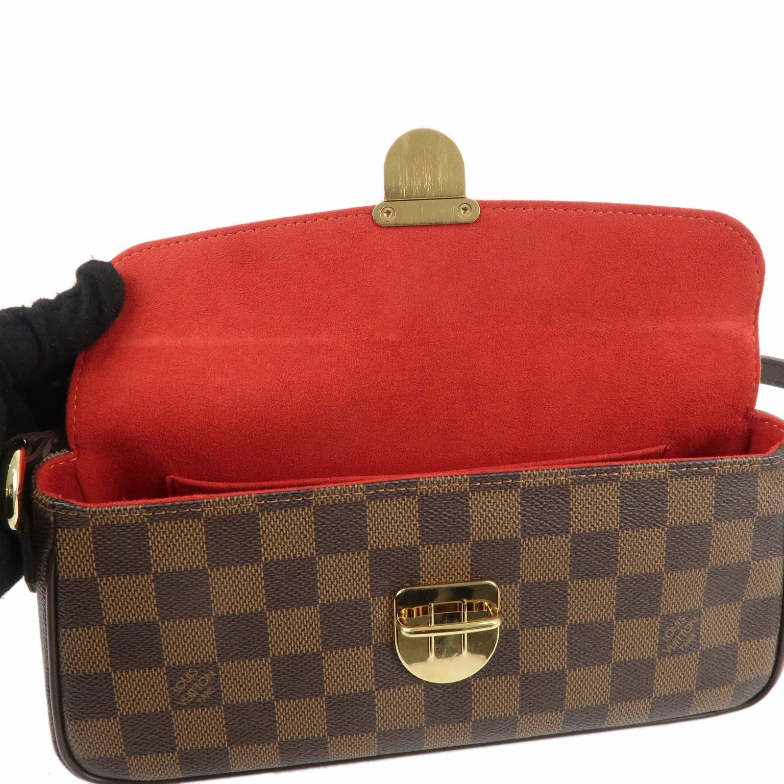 Louis Vuitton Damier Ravello PM Shoulder Bag Brown N60007