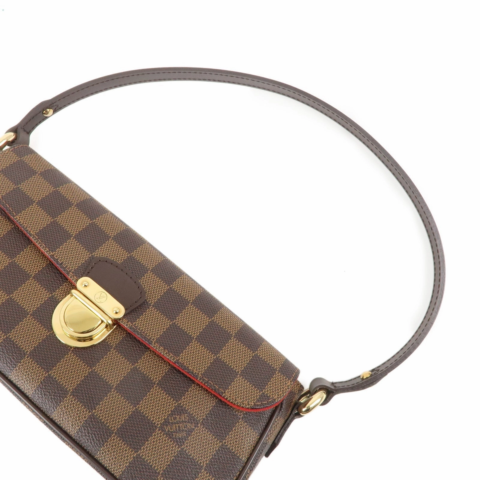 Louis Vuitton Damier Ravello PM Shoulder Bag Brown N60007