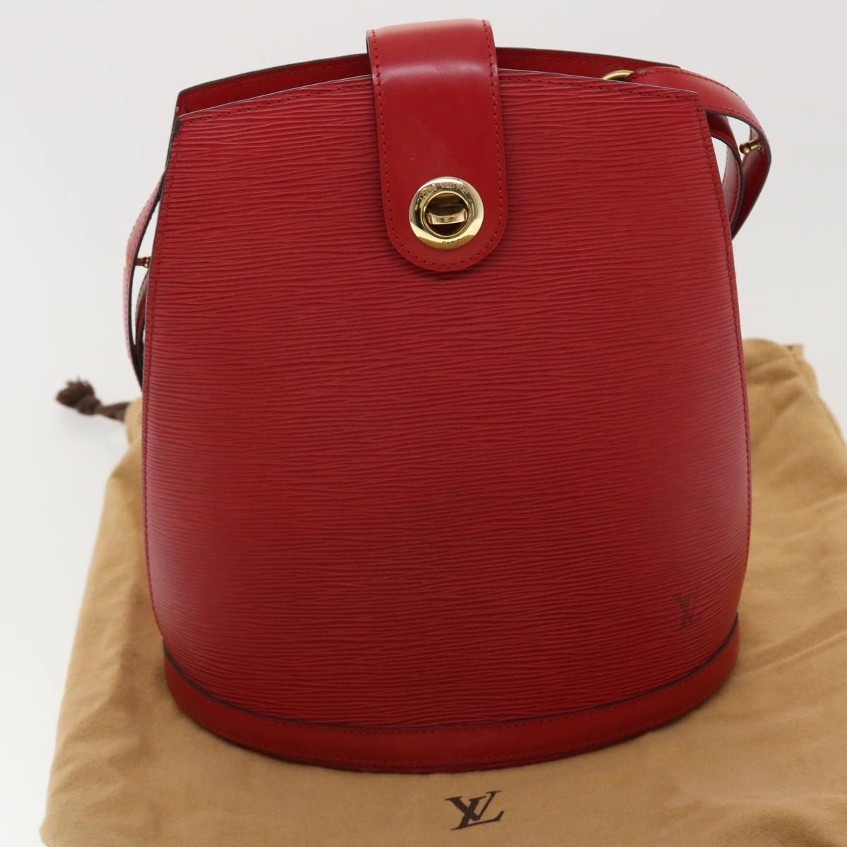 LOUIS VUITTON Epi Cluny Shoulder Bag Red M52257 LV 40559