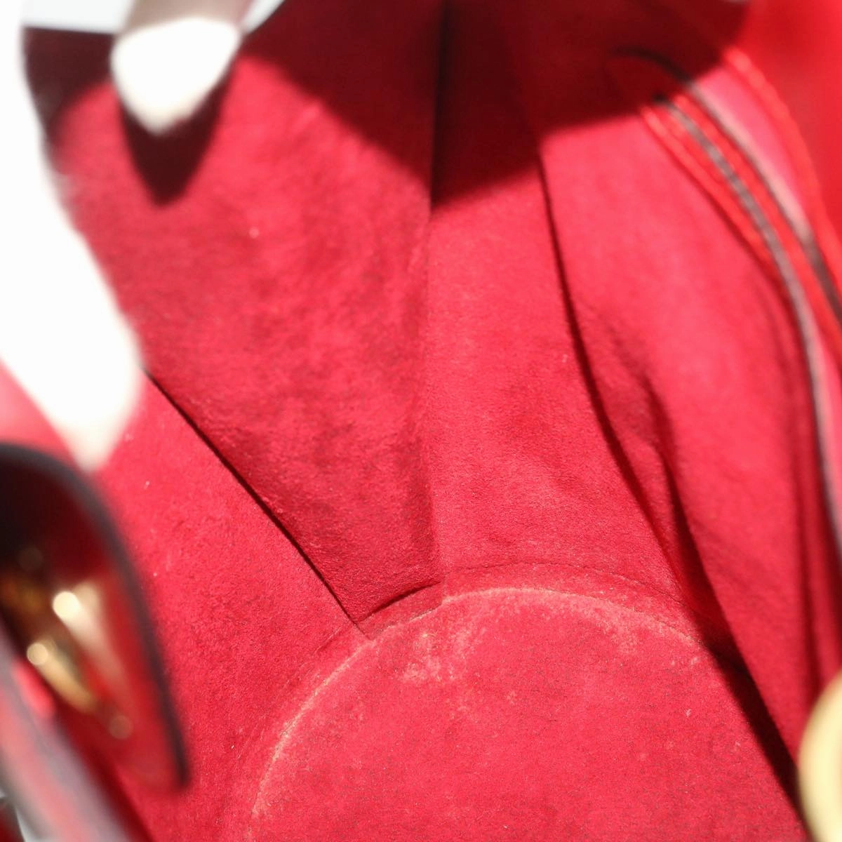 LOUIS VUITTON Epi Cluny Shoulder Bag Red M52257 LV 40559
