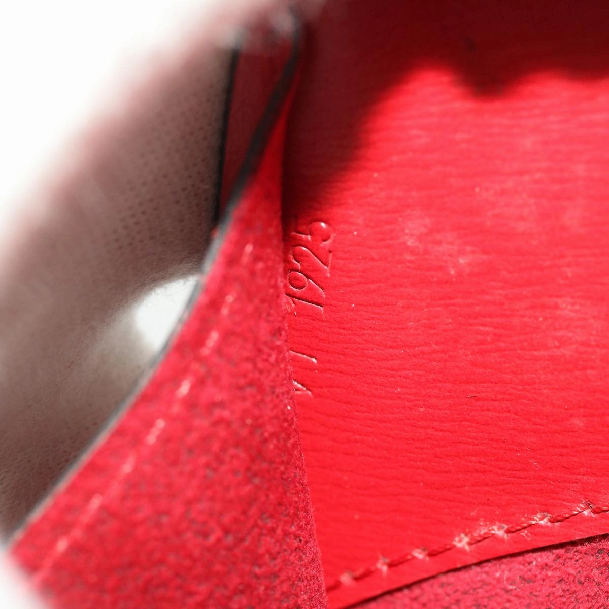 LOUIS VUITTON Epi Cluny Shoulder Bag Red M52257 LV 40559
