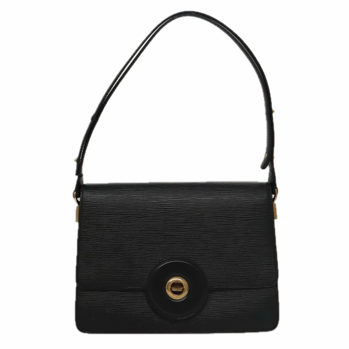 LOUIS VUITTON Epi Free Run Shoulder Bag Black M52402 LV 106127
