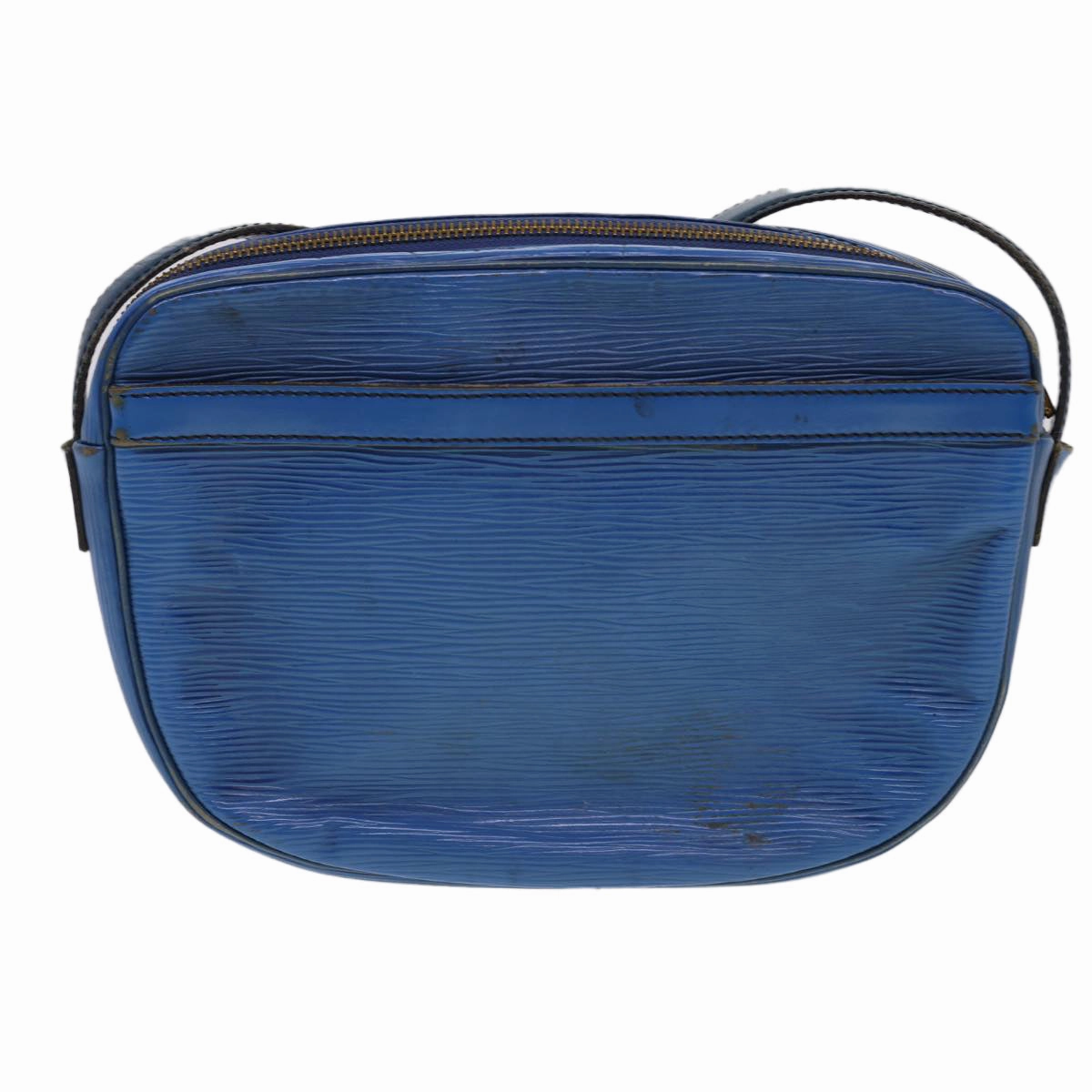 LOUIS VUITTON Epi June Feuille Shoulder Bag Blue M52155 LV 40091
