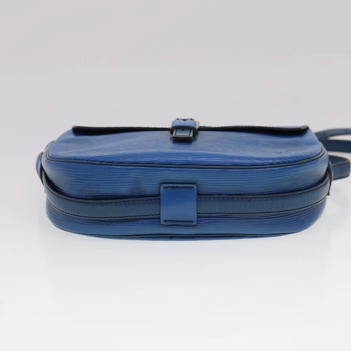 LOUIS VUITTON Epi June Feuille Shoulder Bag Blue M52155 LV 40091