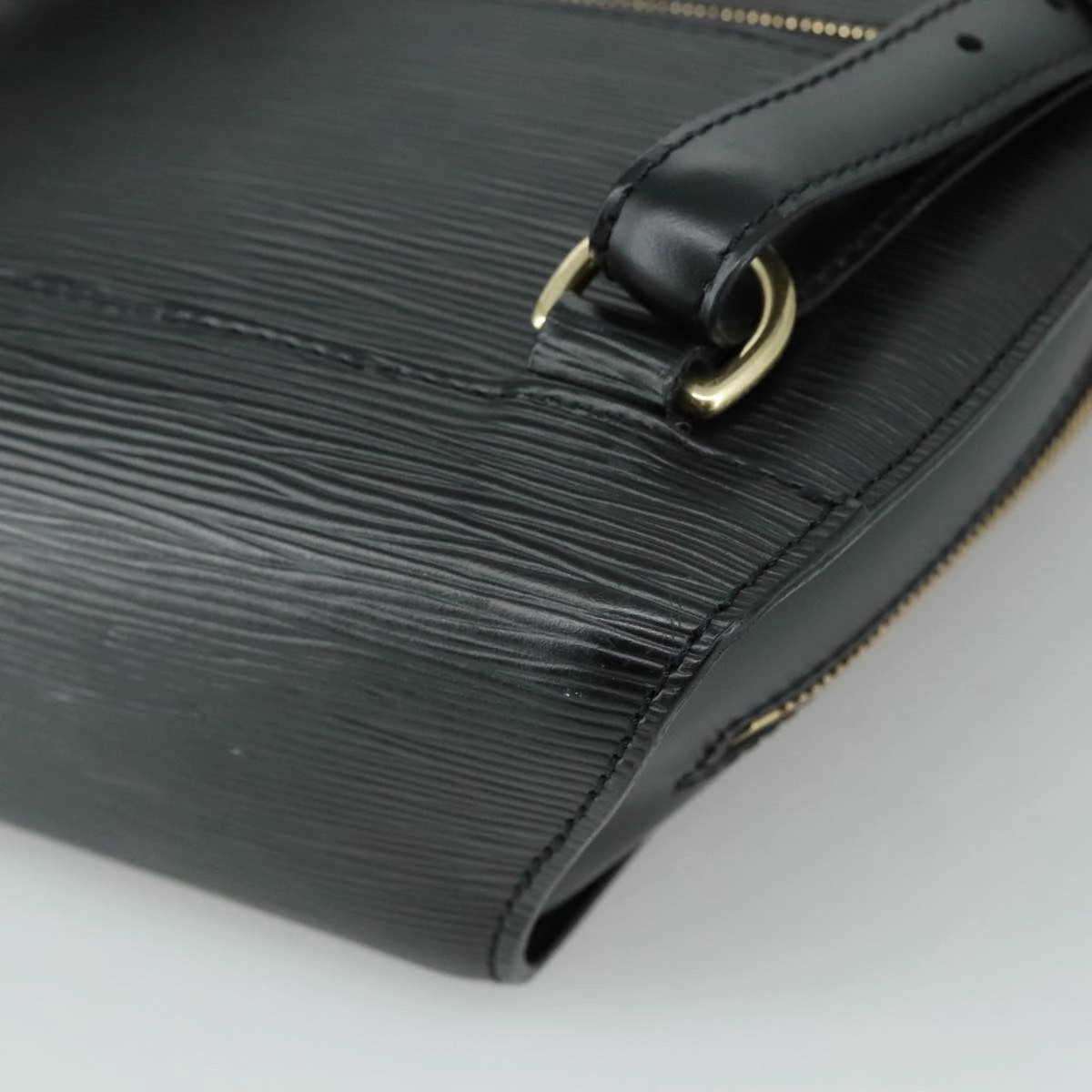 LOUIS VUITTON Epi Mabillon Backpack Black M52232 LV 104370