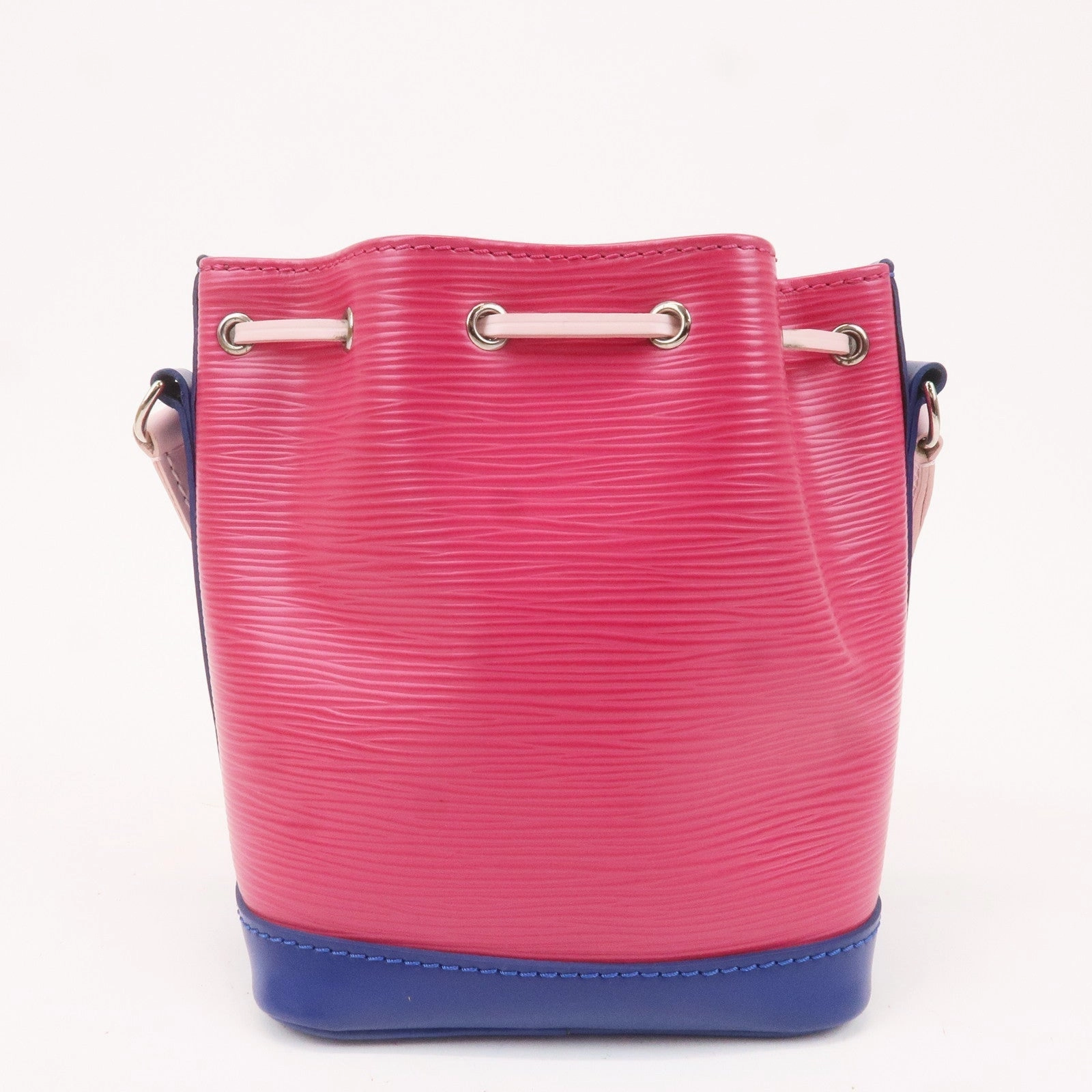 Louis Vuitton Epi Nano Noe Shoulder Bag Pink Blue M42502