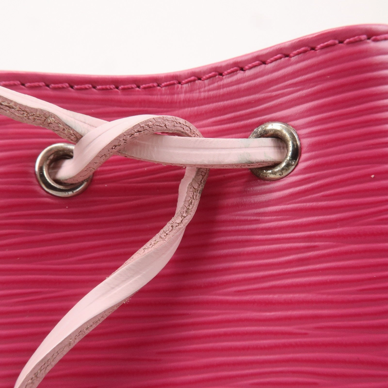 Louis Vuitton Epi Nano Noe Shoulder Bag Pink Blue M42502