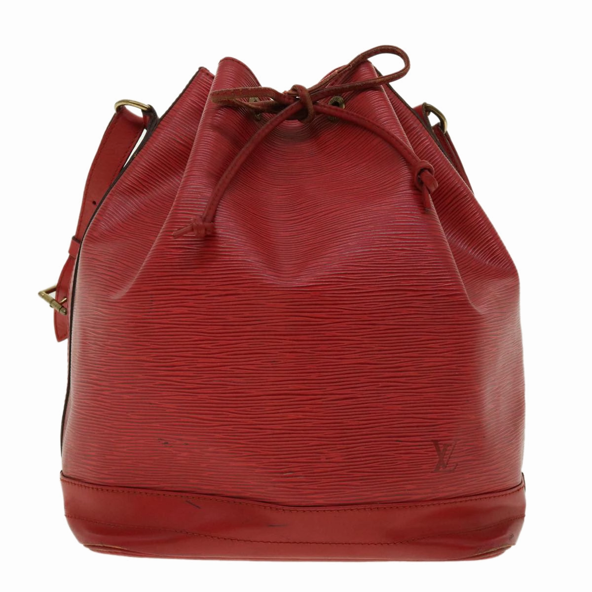 LOUIS VUITTON Epi Noe Shoulder Bag Red M44007 LV uy093