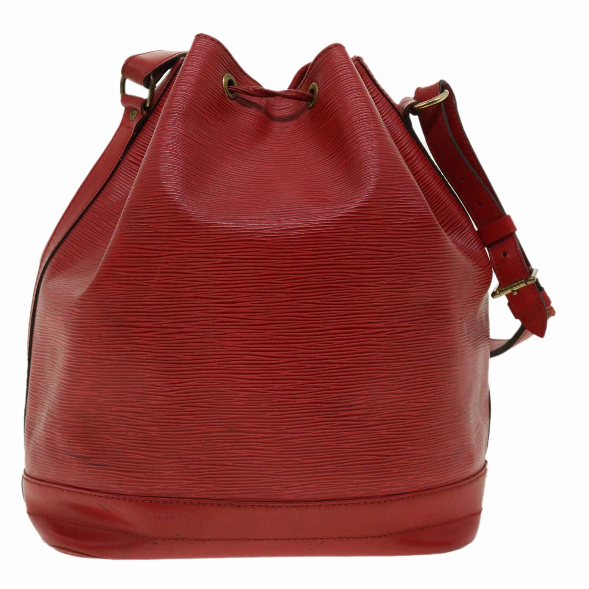 LOUIS VUITTON Epi Noe Shoulder Bag Red M44007 LV uy093
