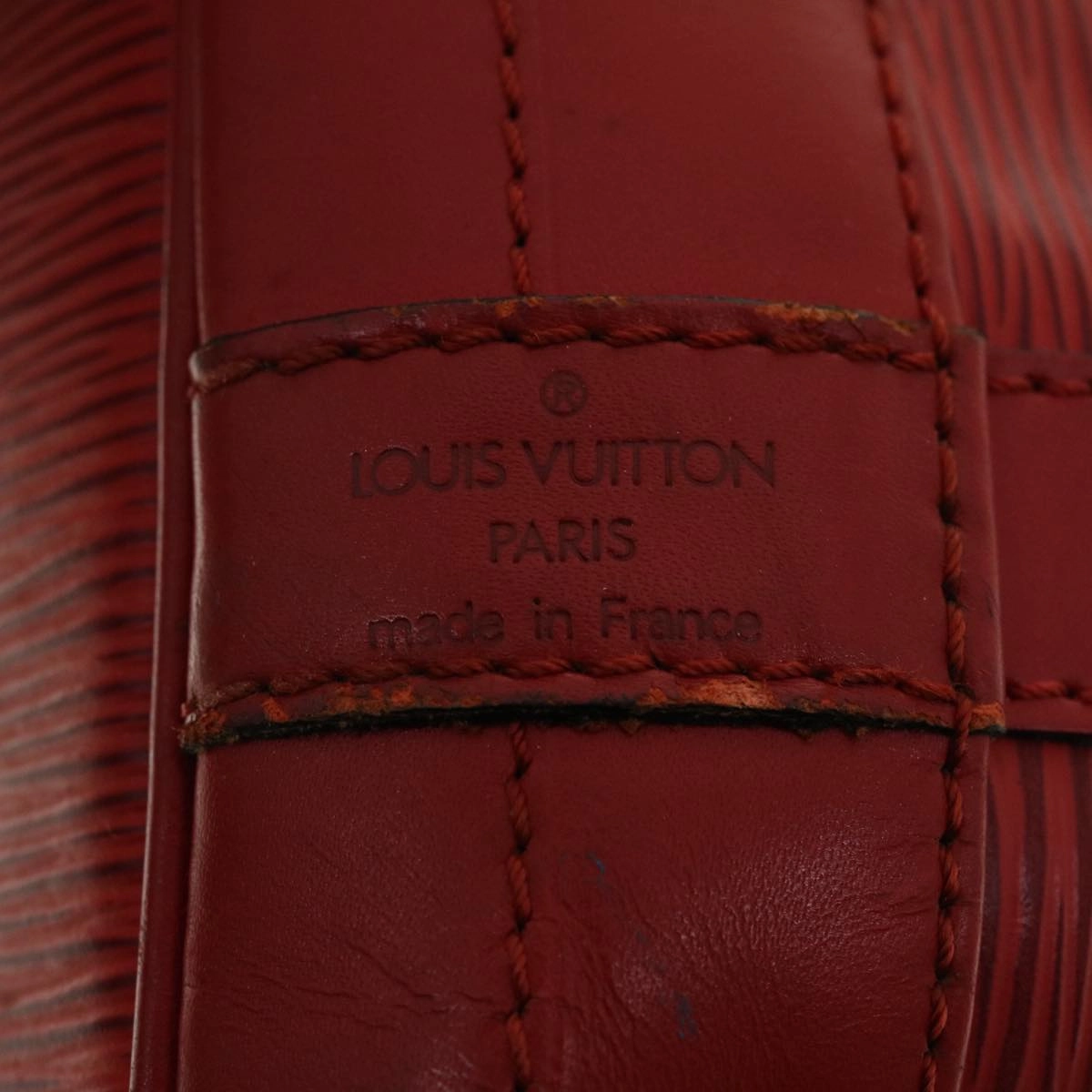 LOUIS VUITTON Epi Noe Shoulder Bag Red M44007 LV uy093