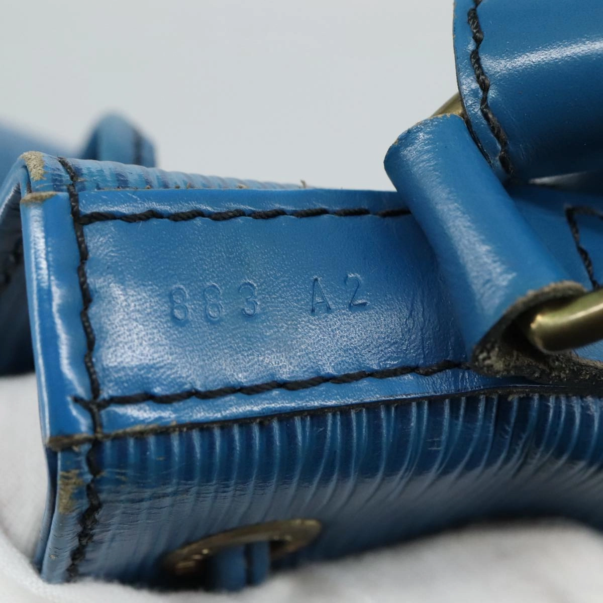 LOUIS VUITTON Epi Noe Shoulder Bag Toledo Blue M44005 LV hk1931