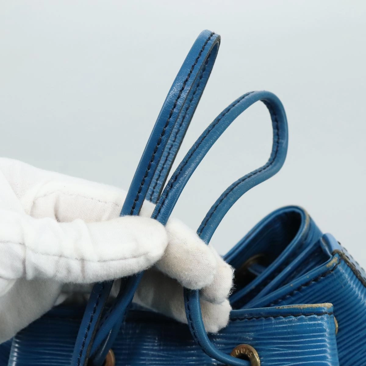 LOUIS VUITTON Epi Noe Shoulder Bag Toledo Blue M44005 LV hk1931