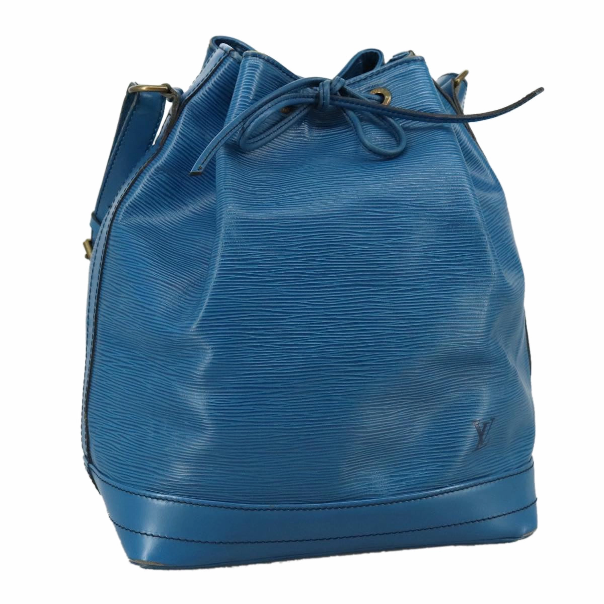 LOUIS VUITTON Epi Noe Shoulder Bag Toledo Blue M44005 LV hk1931