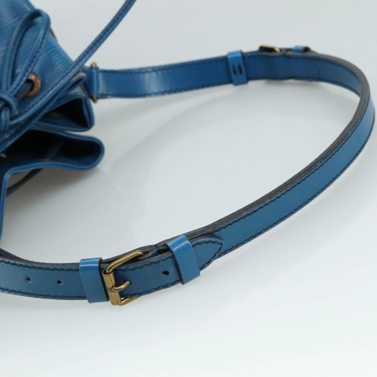 LOUIS VUITTON Epi Noe Shoulder Bag Toledo Blue M44005 LV hk1931