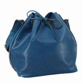 LOUIS VUITTON Epi Petit Noe Shoulder Bag Blue M44105 LV 105446