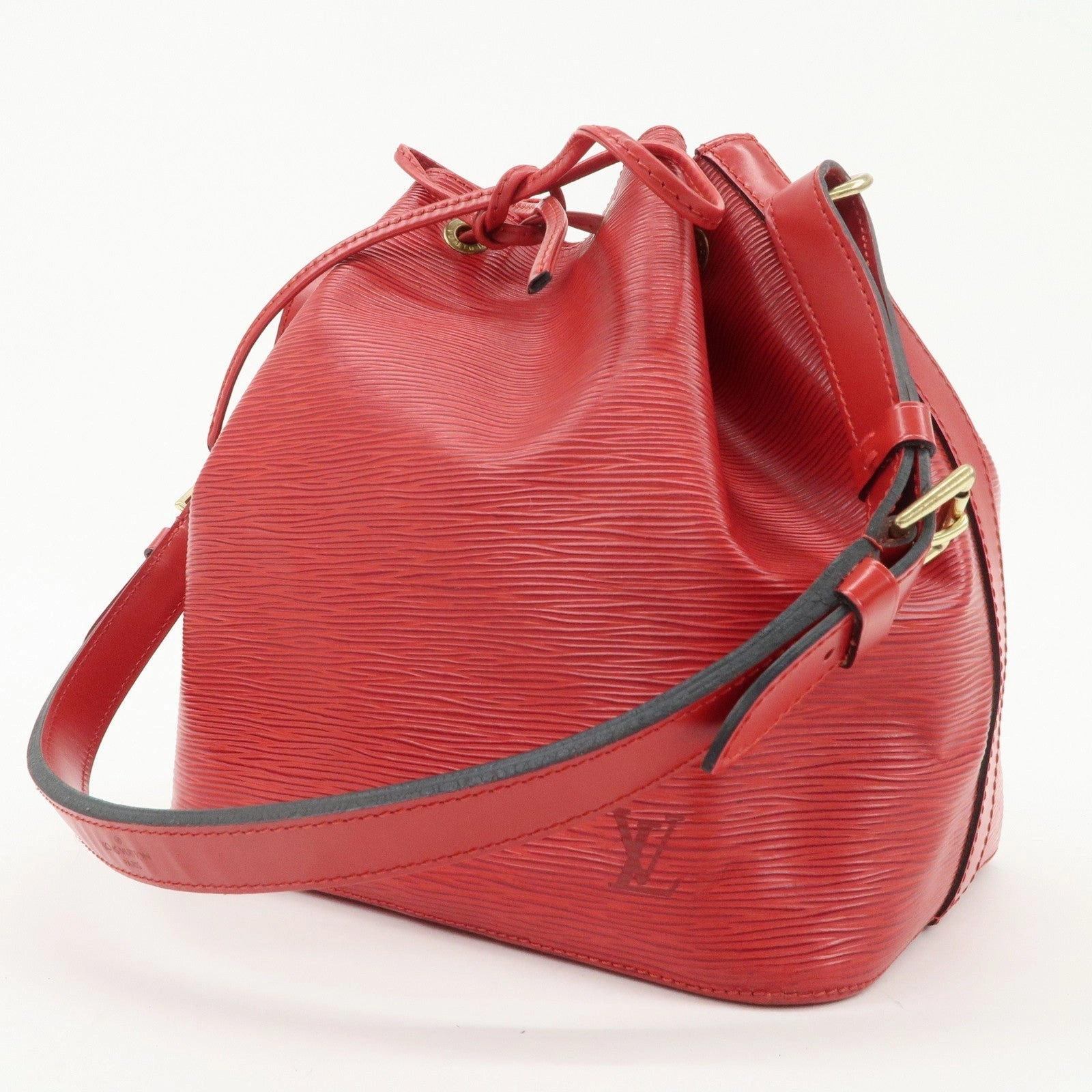 Louis Vuitton Epi Petit Noe Shoulder Bag Castilian Red M44107