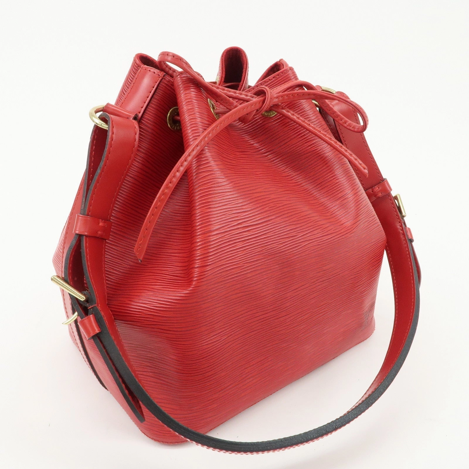 Louis Vuitton Epi Petit Noe Shoulder Bag Castilian Red M44107