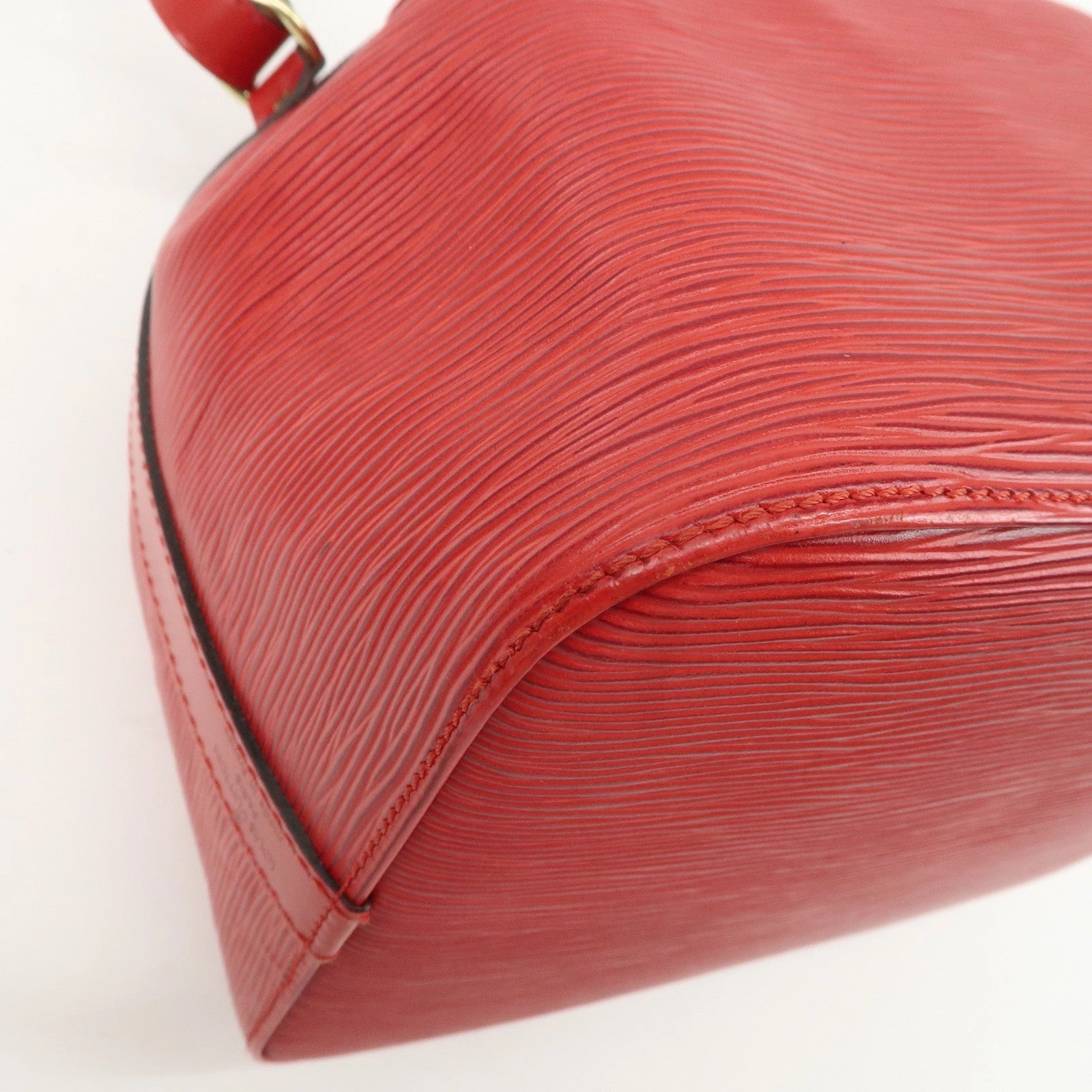 Louis Vuitton Epi Petit Noe Shoulder Bag Castilian Red M44107