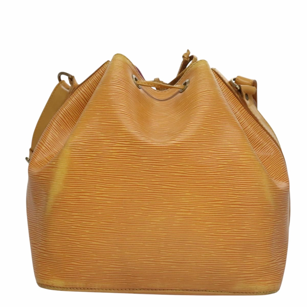 LOUIS VUITTON Epi Petit Noe Shoulder Bag Yellow M44102 LV 107472
