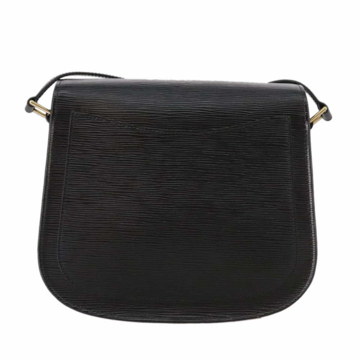LOUIS VUITTON Epi Saint Cloud GM Shoulder Bag Black Noir M52192 LV ep7029