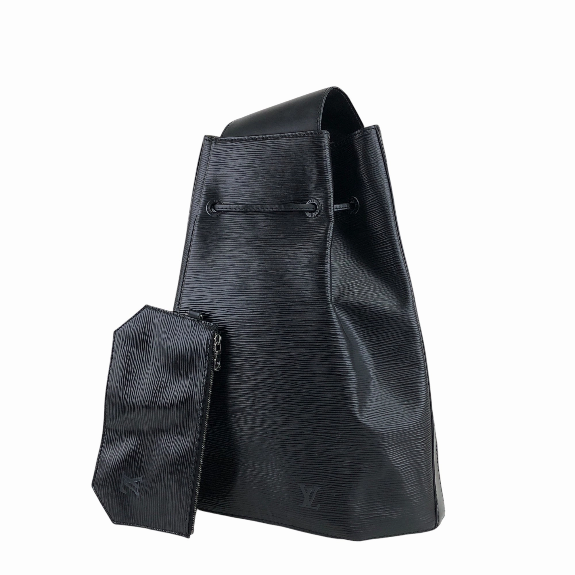 LOUIS VUITTON Epi Shoulder bag Black Vintage 5b2ibz