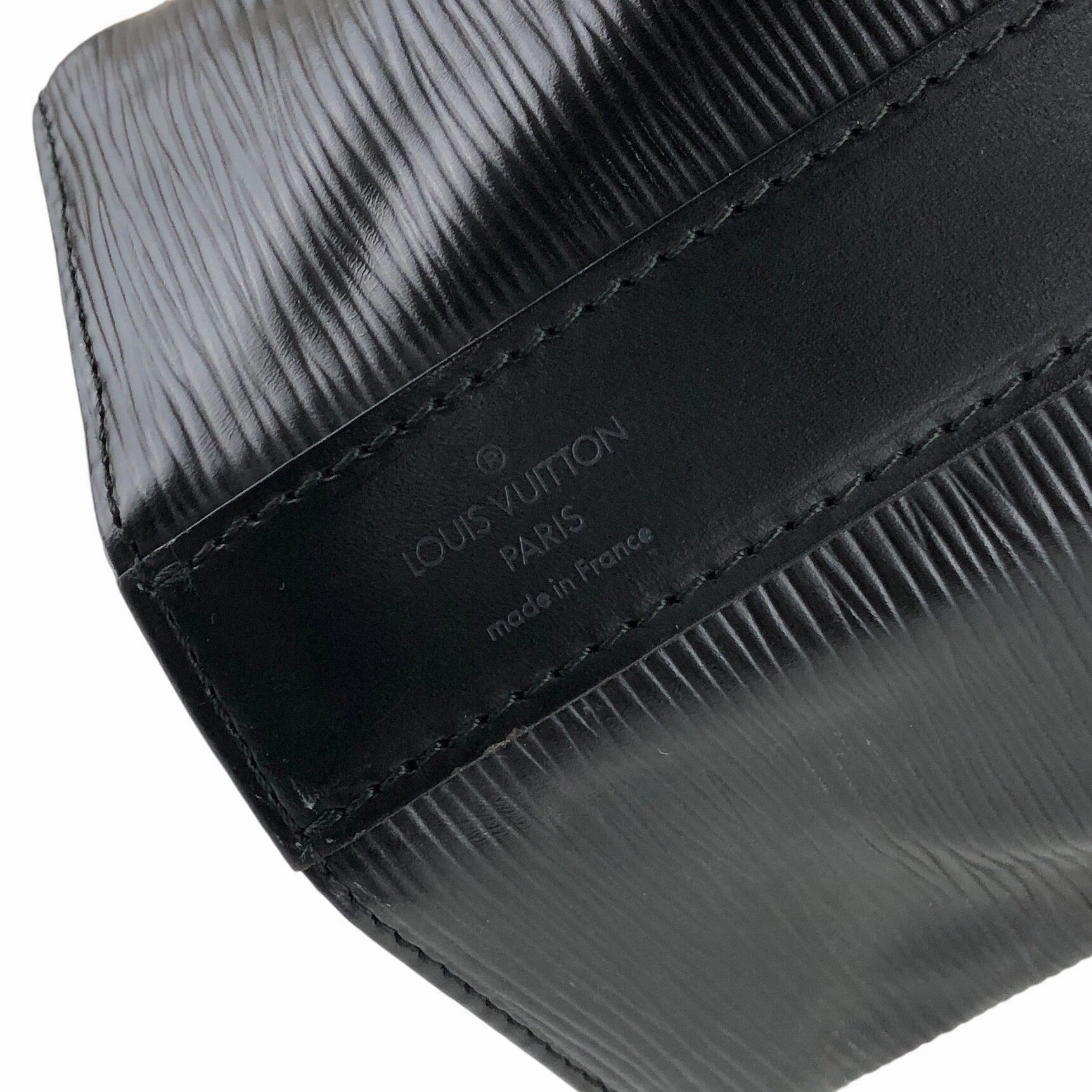 LOUIS VUITTON Epi Shoulder bag Black Vintage 5b2ibz