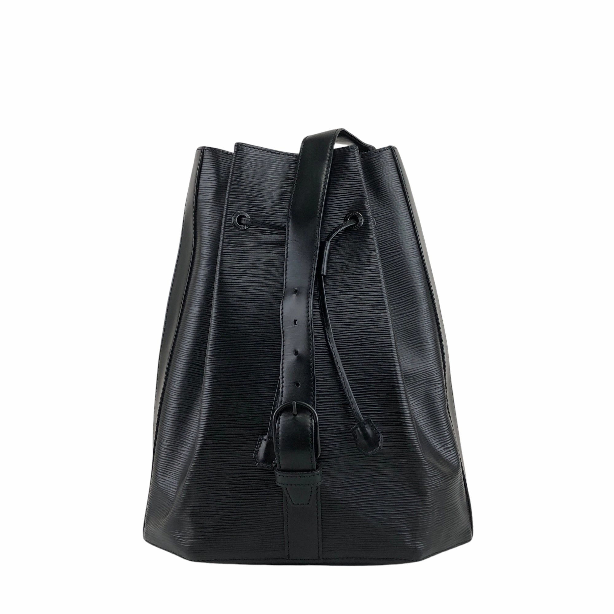 LOUIS VUITTON Epi Shoulder bag Black Vintage 5b2ibz