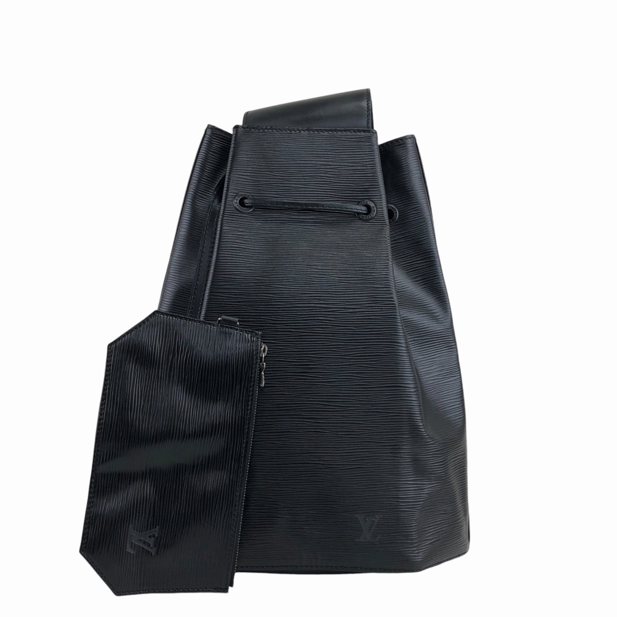 LOUIS VUITTON Epi Shoulder bag Black Vintage 5b2ibz