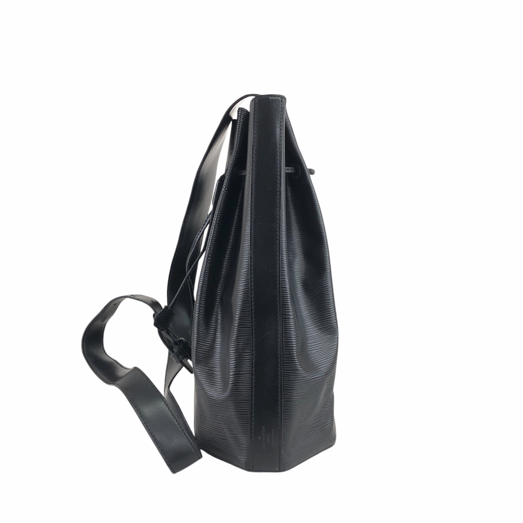 LOUIS VUITTON Epi Shoulder bag Black Vintage 5b2ibz