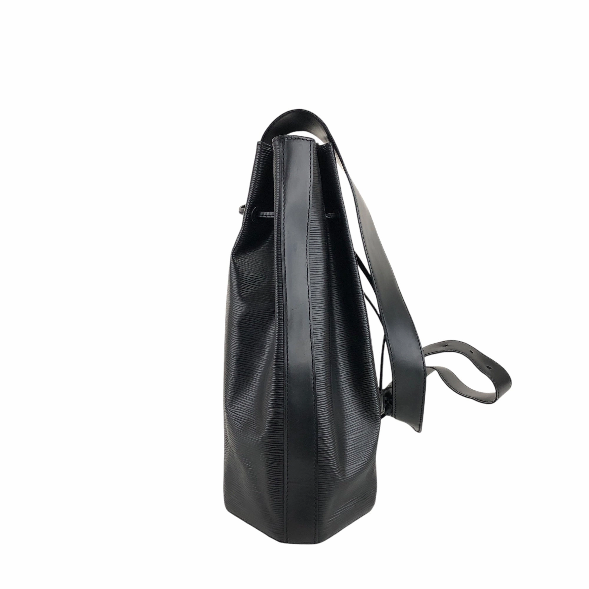 LOUIS VUITTON Epi Shoulder bag Black Vintage 5b2ibz