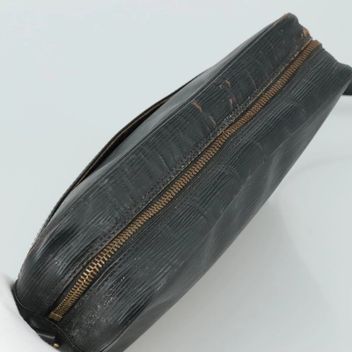 LOUIS VUITTON Epi Trocadero 27 Shoulder Bag Black M52312 LV 107062