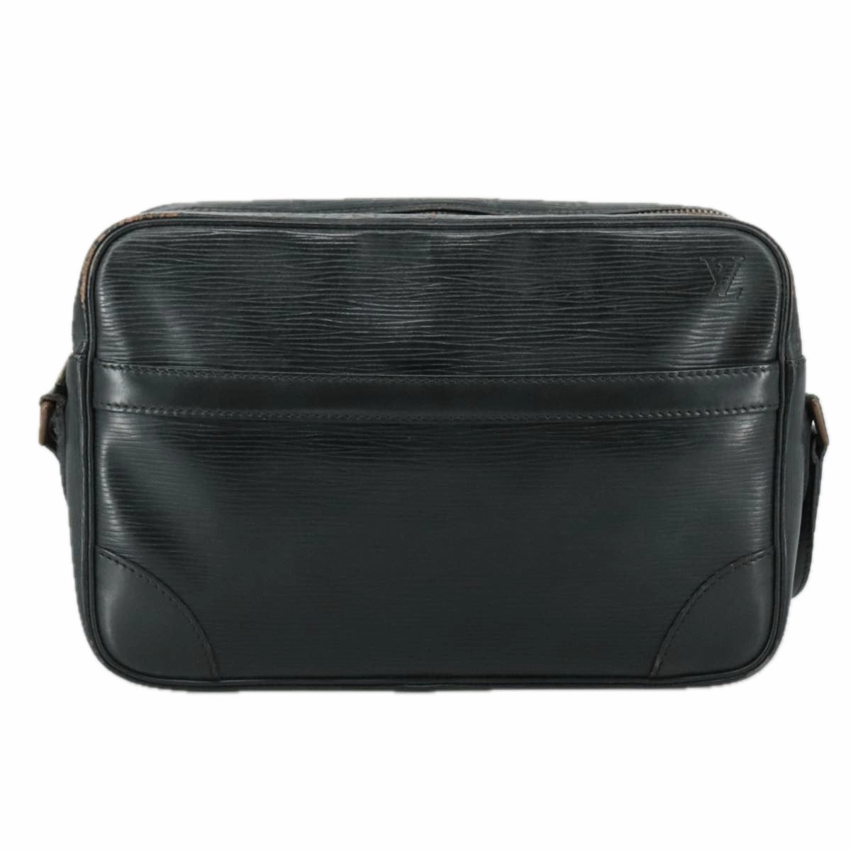 LOUIS VUITTON Epi Trocadero 27 Shoulder Bag Black M52312 LV 107062
