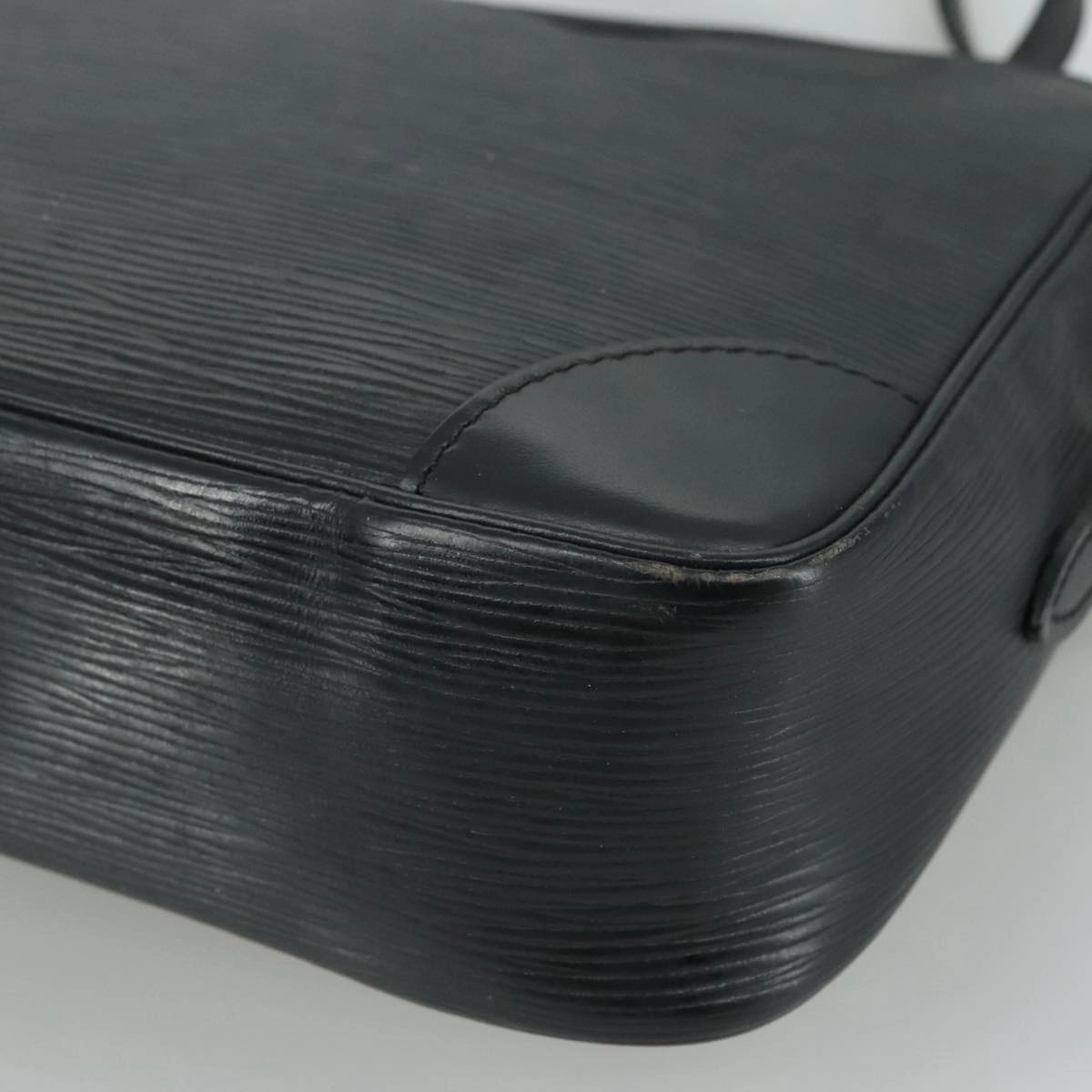 LOUIS VUITTON Epi Trocadero 27 Shoulder Bag Black M52312 LV 107062