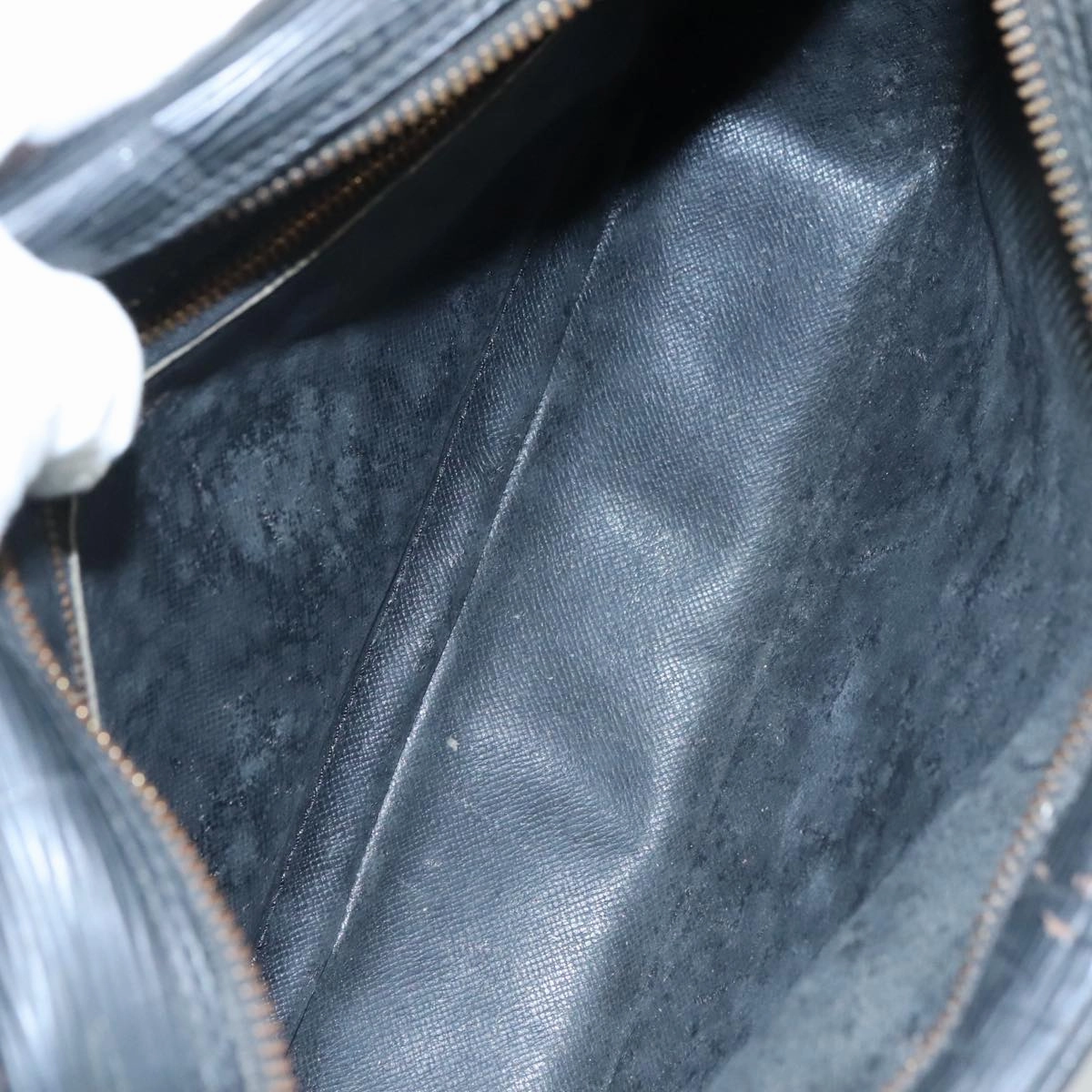 LOUIS VUITTON Epi Trocadero 27 Shoulder Bag Black M52312 LV 107062