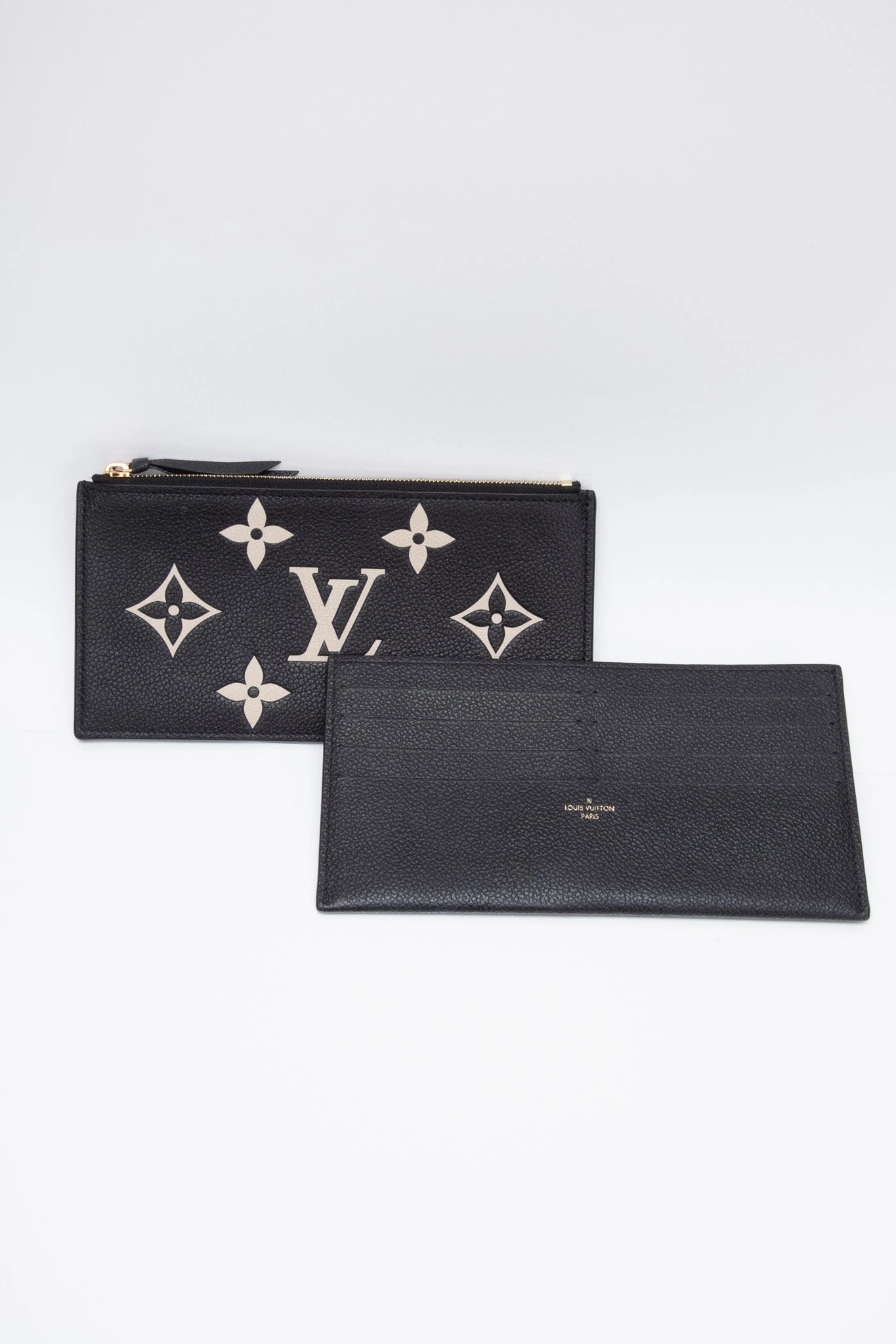 LOUIS VUITTON Flicie Bicolor Pochette Monogram Empreinte Leather Crossbody
